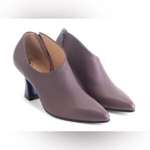 John Fluevog Poser Edie - Sexy Asymmetrical Leather Pumps